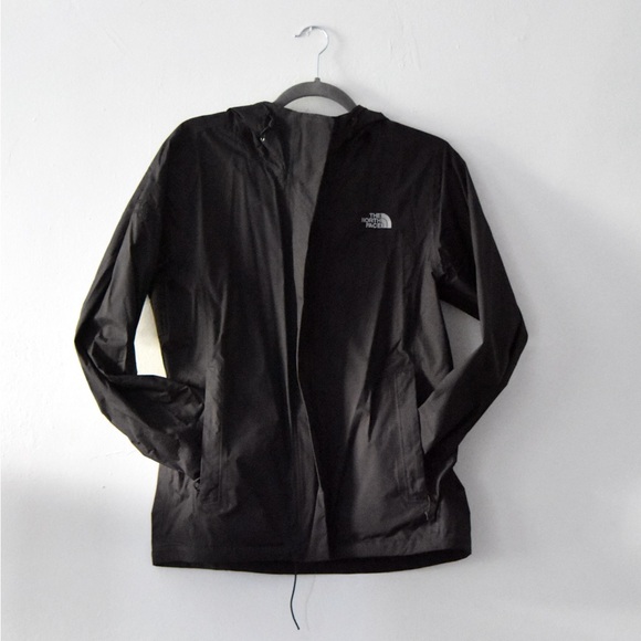 The North Face DryVent Rain Jacket Hooded Size Medium Black - Picture 9 of 16